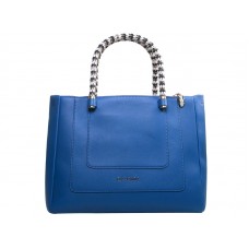 Bvlgari Serpenti Medium Tote Blue