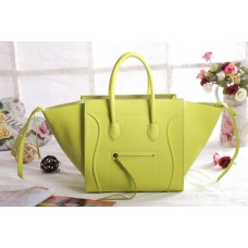 Celine Luggage Phantom Square Tote Bag Apple Yellow