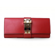 Hermes Medor Clutch Red