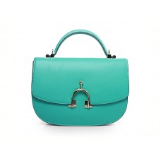 Hermes Stirrup Shoulder Bag Turquoise