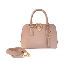 Prada Saffiano Leather Top Handle Mini Bag Baby Pink