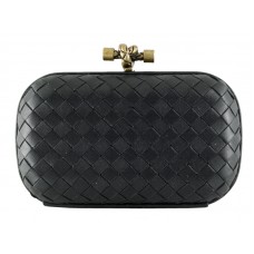 Bottega Veneta Assenzio Intrecciato Ayers Knot Black