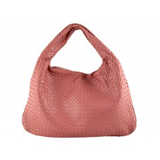 Bottega Veneta Ebano Intrecciato Nappa Belly Veneta Pink