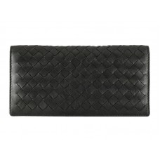 Bottega Veneta Intrecciato Nappa Continental Wallet Black