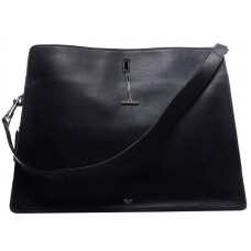 Celine Calf Leather Shoulder Bag Black