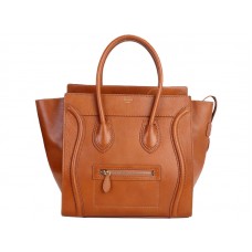 Celine Luggage Medium Tote In Calfskin Camel