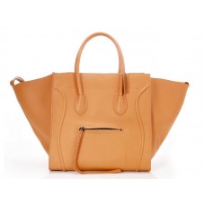 Celine Luggage Phantom Square Tote Bag Camel