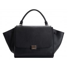 Celine Trapeze Shoulder Bag Calfskin Black