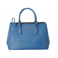 Prada Saffiano Lux Tote Blue