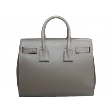 Yves Saint Laurent Sac Du Jour Tote In Original Leather Khaki