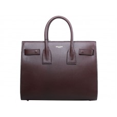 Yves Saint Laurent Sac Du Jour Tote In Original Leather Wine