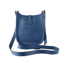 Hermes Evelyne Bag Pm Deep Blue