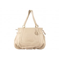 Fendi Grande Shoulder Bag With Fendi Coining Off White