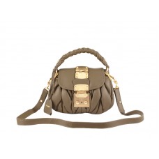 Miu Miu Small Coffer Bag Khaki