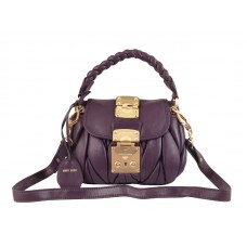 Miu Miu Small Coffer Bag Purple