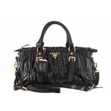 Prada Nappa Gauffre Tote Black