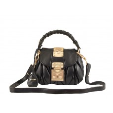 Miu Miu Small Coffer Bag Black