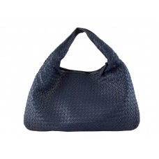 Bottega Veneta Ebano Intrecciato Nappa Belly Veneta Blue