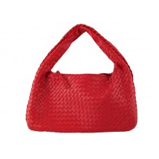 Bottega Veneta Ebano Intrecciato Nappa Small Veneta Red