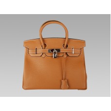 Hermes Birkin 30cm Togo Leather Brown Gold