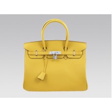 Hermes Birkin 35cm Clemence Yellow