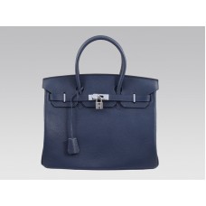 Hermes Birkin 35cm Togo Clemence Bleu Nuit