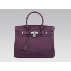 Hermes Birkin 35cm Togo Clemence Raisin