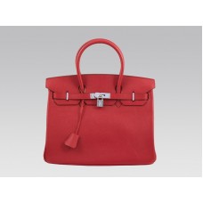 Hermes Birkin 35cm Togo Clemence Rouge Vif