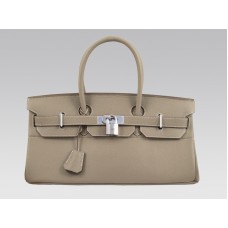 Hermes Birkin Jpg 42cm Togo Leather Gris Tourterelle