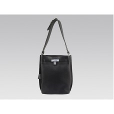 Hermes So Kelly 22cm Clemence Black