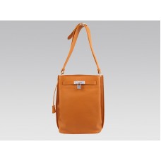 Hermes So Kelly 22cm Clemence Orange