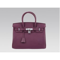 Hermes Birkin 30cm Togo Clemence Raisin