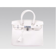 Hermes Birkin 30cm Togo Clemence White