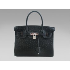 Hermes Birkin 30 Cm Ostrich Black