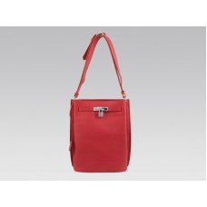 Hermes So Kelly 22cm Clemence Red