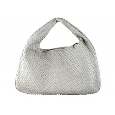 Bottega Veneta Ebano Intrecciato Nappa Belly Veneta White