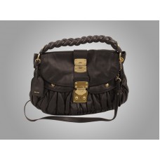 Miu Miu Coffer Bag Dark Chocolate