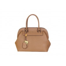 Fendi Original Leather Medium Selleria Adele Satchel Camel