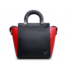 Givenchy Leather Hdg Convertible Tote Black Red