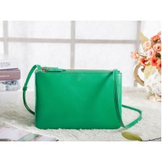 Celine Mini Trio Crossbody Messenger Bag Light Green