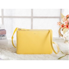 Celine Mini Trio Crossbody Messenger Bag Yellow