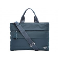 Prada Tessuto Tote Bag Blue