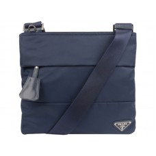 Prada Tessuto Messenger Bag Dark Blue