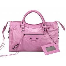 Balenciaga Medium Classic City Bag Pink Purple