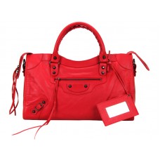 Balenciaga Medium Classic City Bag Red