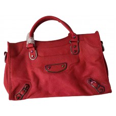 Balenciaga Classic Metallic Edge Iridescent City Bag Red