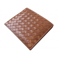 Bottega Veneta Bi-Fold Wallet In Intrecciato Vn Brown