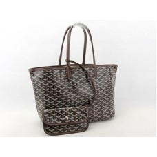 Goyard Saint Louis Tote Mm Coffee