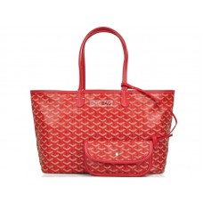 Goyard Saint Louis Tote Mm Red