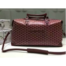 Goyard Luggage Boeing Travelling Bag Red